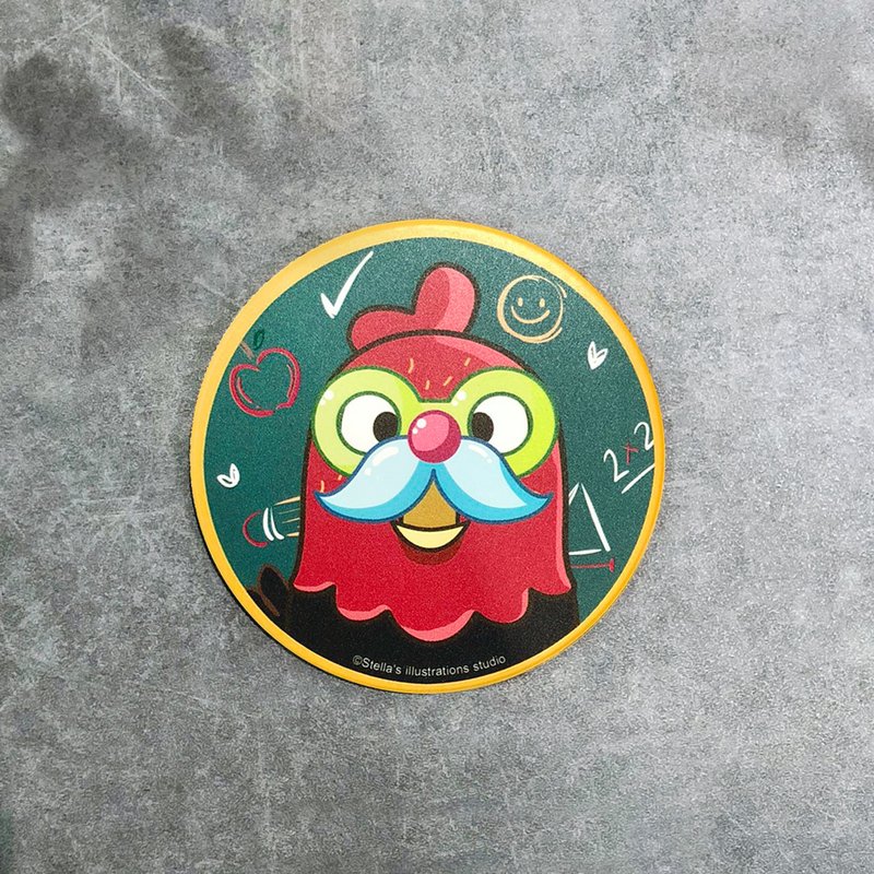 Funny Three Chickens 放3鸡 | 陶瓷吸水杯垫 - 变装款 - 杯垫 - 其他材质 