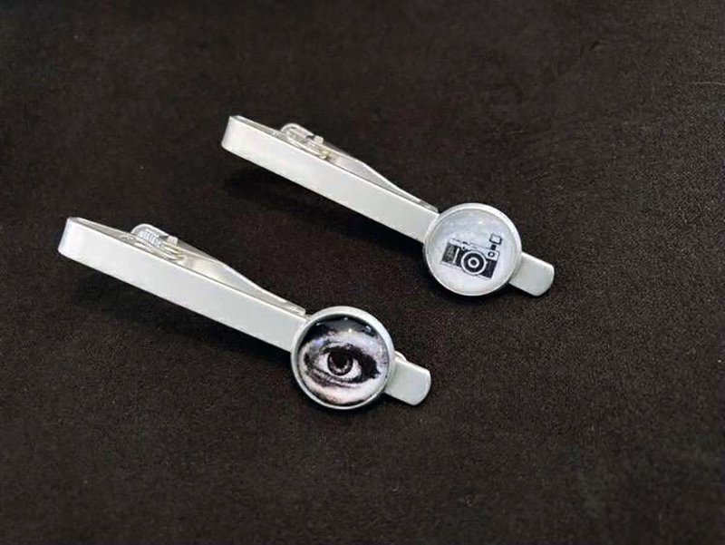 相机 领带夹 Tie Clips - 领带/领带夹 - 其他金属 银色