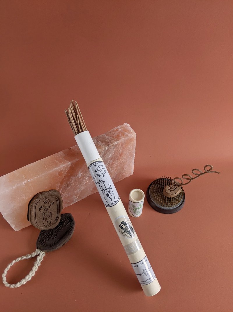 Shield HP+++ 手工中药草线香 - 香薰/精油/线香 - 植物．花 绿色