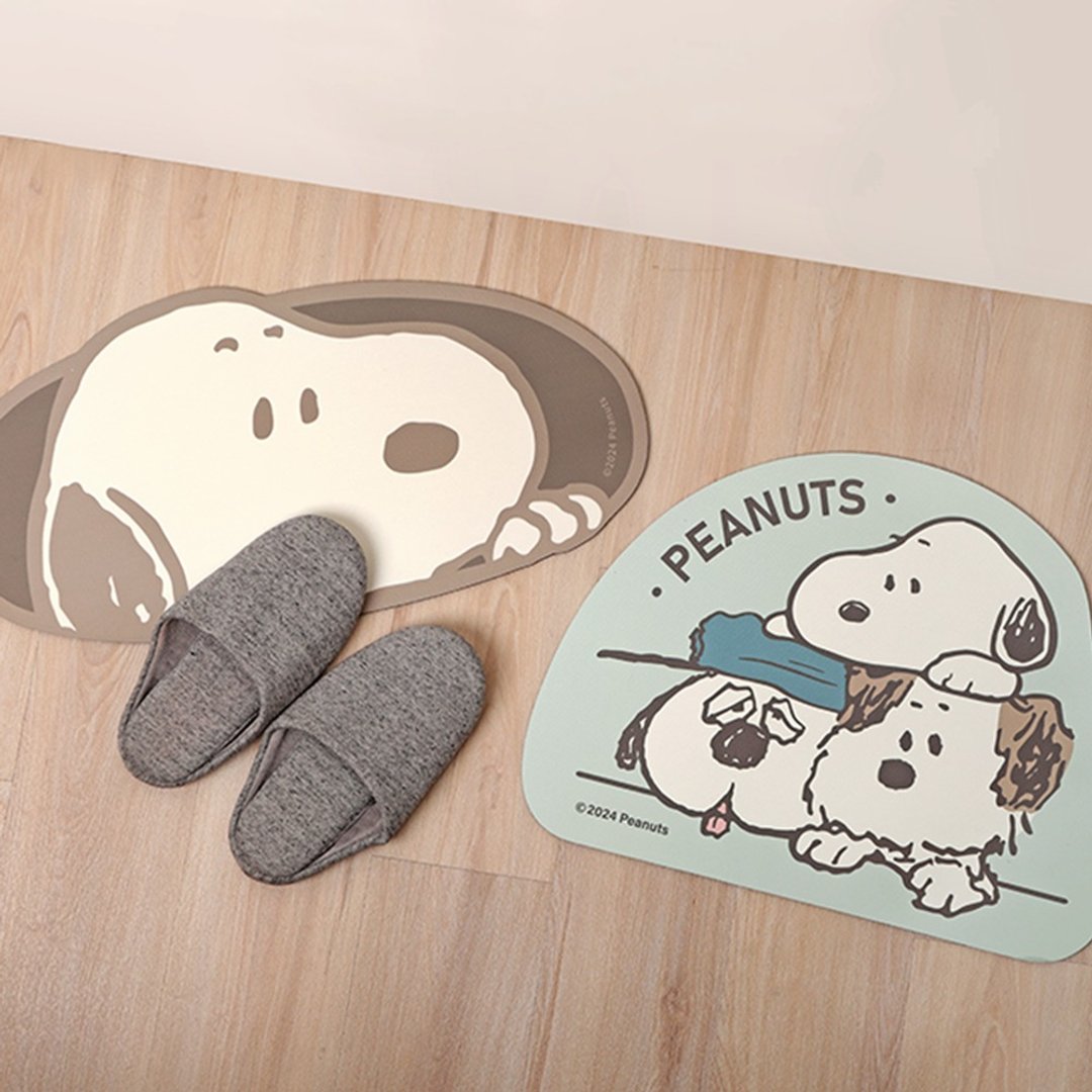 Peanuts史努比软式吸水地垫-正版授权 Snoopy Olaf 脚踏垫 - 地垫/地毯 - 塑料 多色