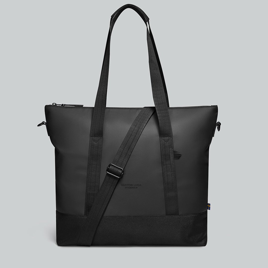 Gaston Luga Dash Shopper 购物防水托特包-经典黑【现货】 - 手提包/手提袋 - 其他材质 黑色