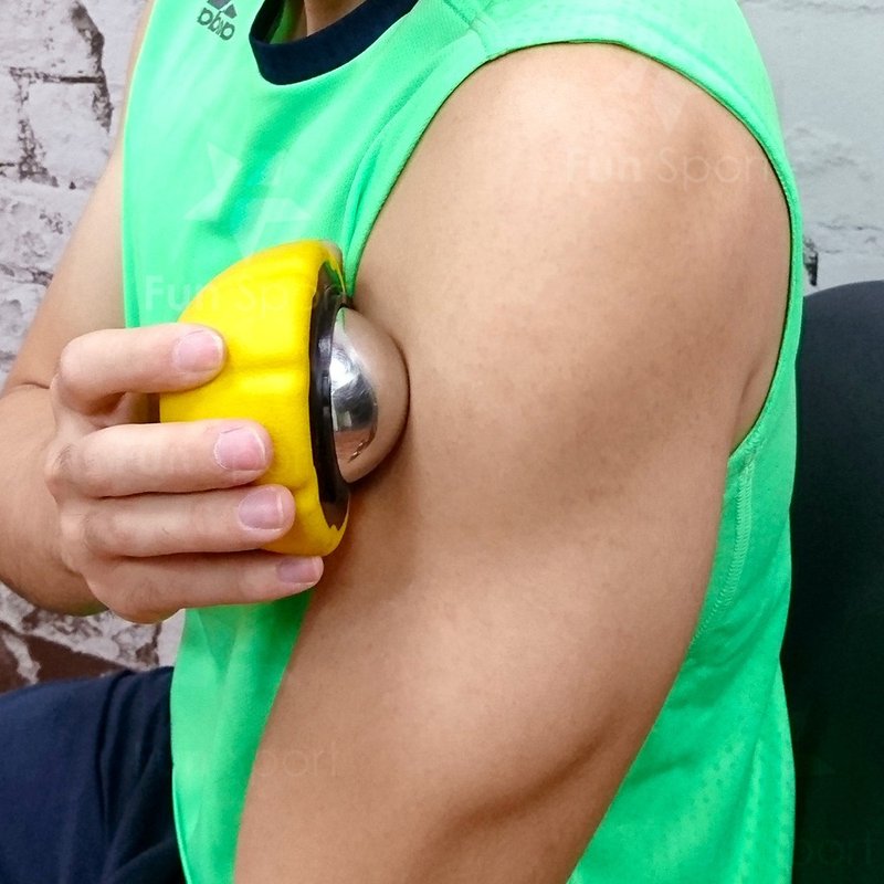 Fun Sport 瞬间醒肌-5合1筋膜按摩球-花生球 冰敷球 复健球 - 运动/健身用品 - 其他材质 黄色