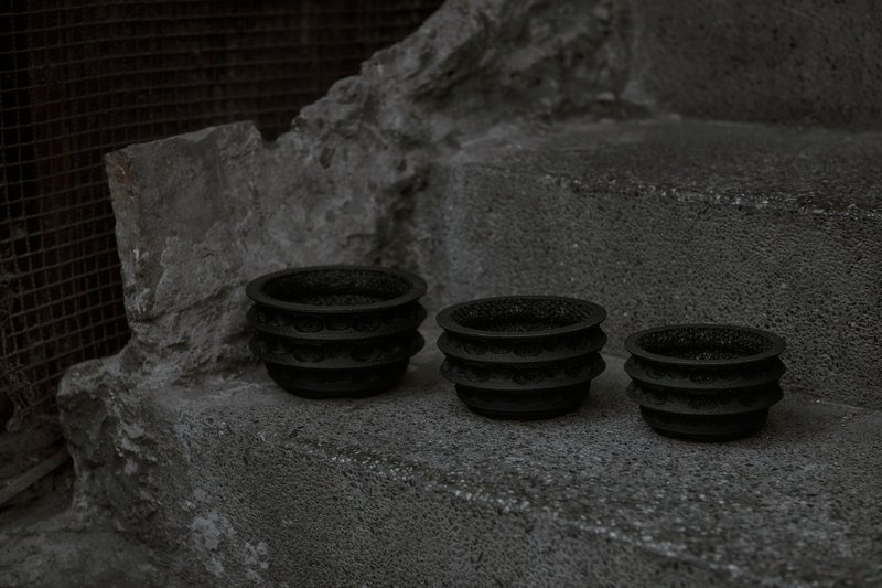 //AWG07 浅盆// - 植栽/盆栽 - 塑料 灰色