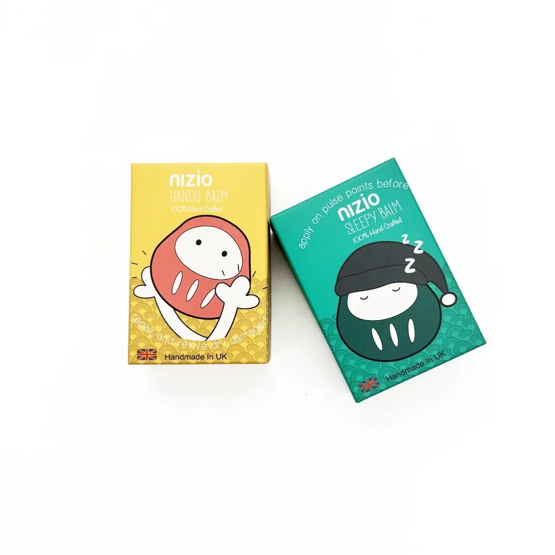 nizio【英国威尔斯】舒眠膏 + 护手膏 -阿福盒装 2 件组 - 手足保养 - 精油 