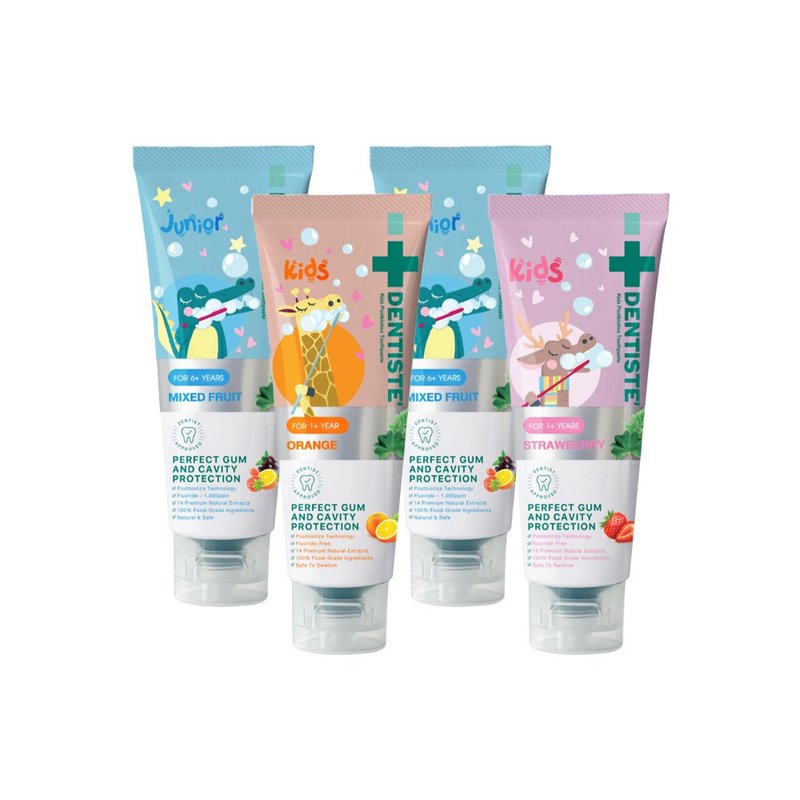 DENTISTE'牙医选后生元儿童牙膏60g (4入组) - 牙刷/口腔清洁 - 其他材质 