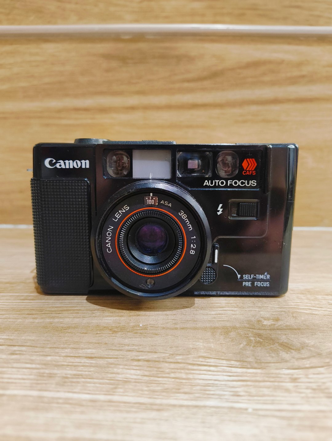 【135底片相机】八成新 Canon AF35M 全自动 傻瓜相机 自动对焦 - 相机 - 塑料 黑色
