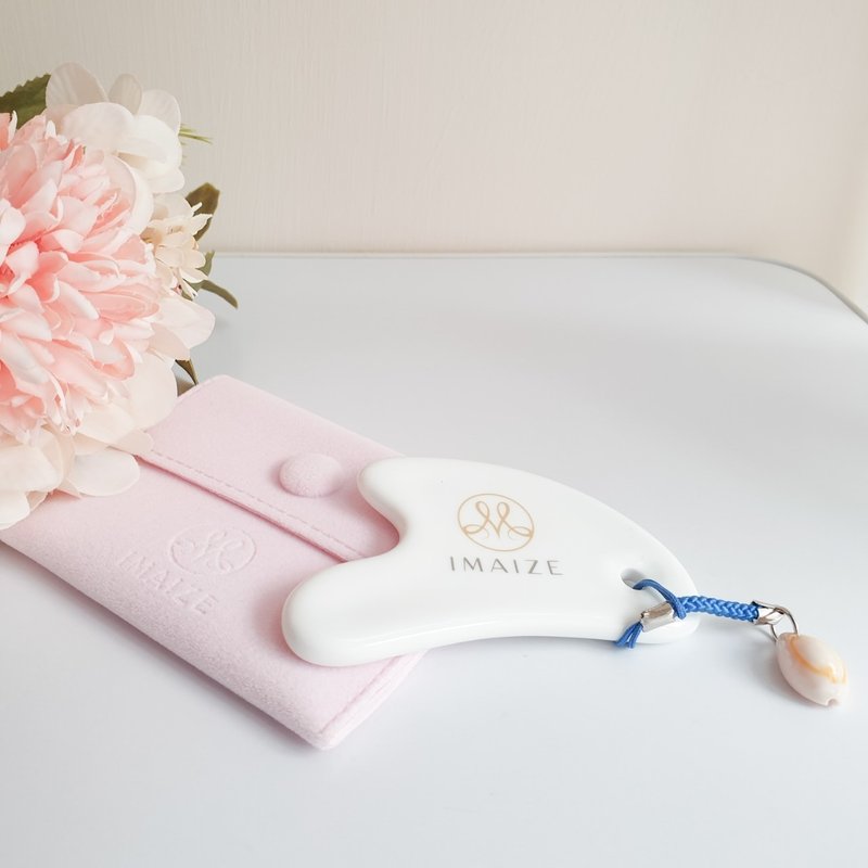 IMAIZE 通络板 刮痧 疏通经络 按摩 瘦脸神器 刮痧板 台湾伴手礼 - 脸部按摩/清洁工具 - 陶 