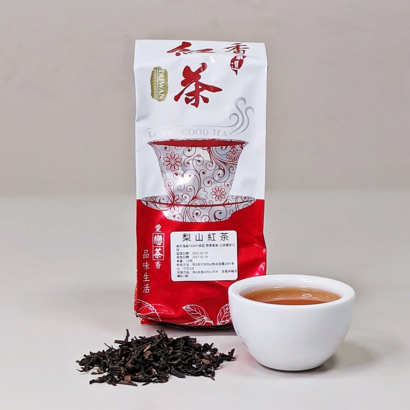【快速出货】台湾梨山 蜜香红茶 精致原片茶 75g 检验合格 台湾茶 - 茶 - 植物．花 白色