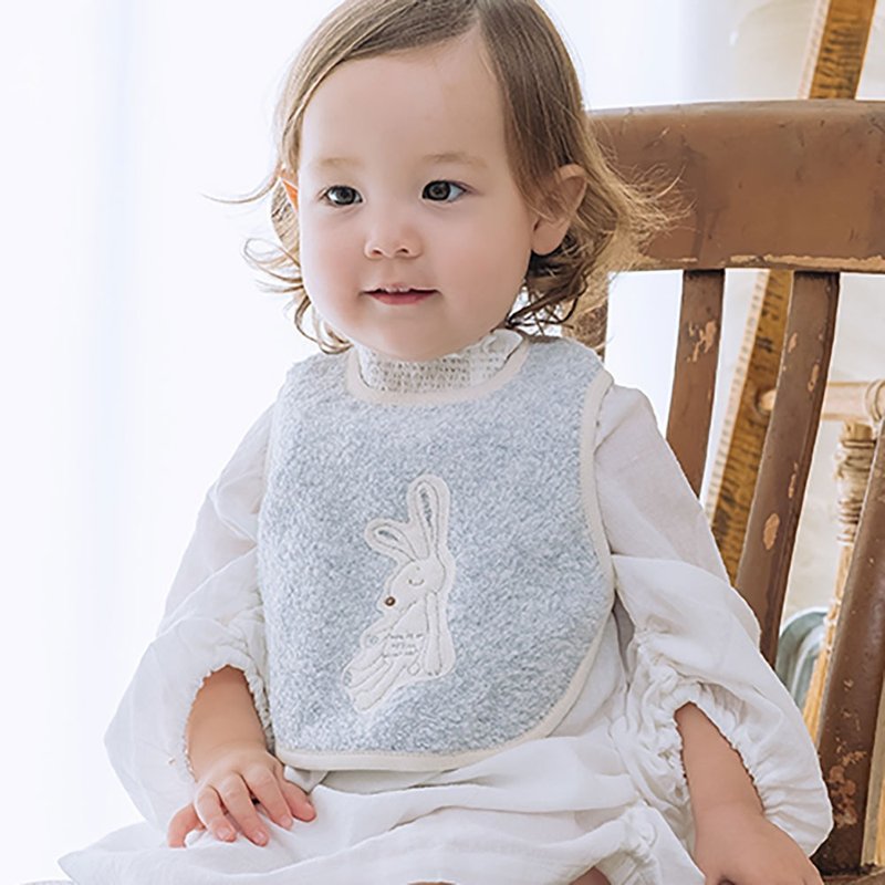 【kontex】日本今治纯棉口水巾-兔子款(共三色可选) - 围嘴/口水巾 - 棉．麻 多色