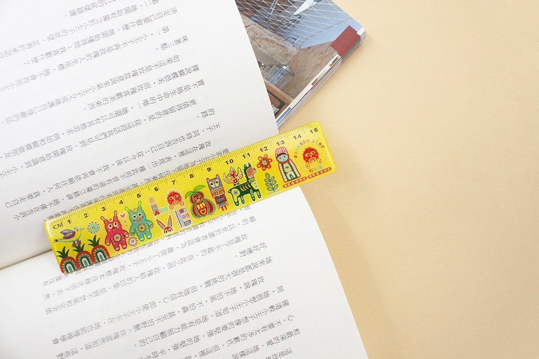 【爱LOVE】压克力 缤纷直尺/15CM - 其他 - 塑料 多色