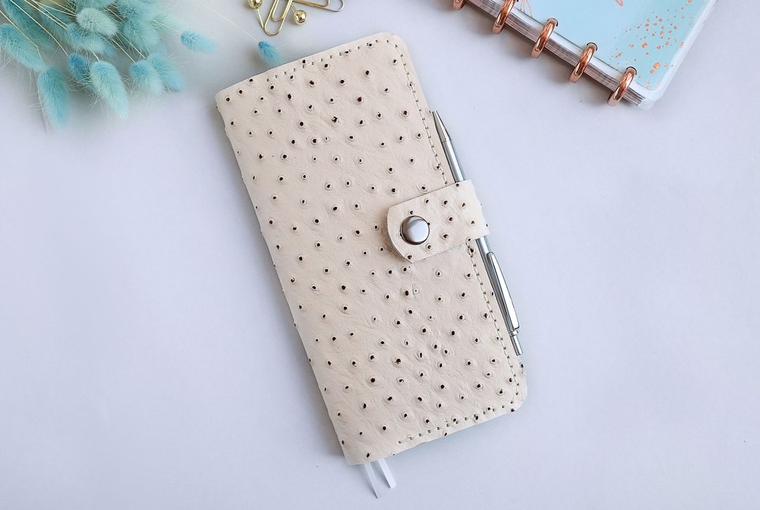 Hobonichi weeks cover - Hobonichi a6 cover - hobonichi cousin - leather planner - 其他 - 真皮 白色