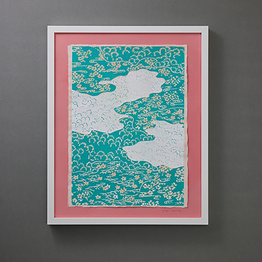未命名的日本艺术印刷丝绸印刷 Noka - 海报/装饰画/版画 - 其他材质 