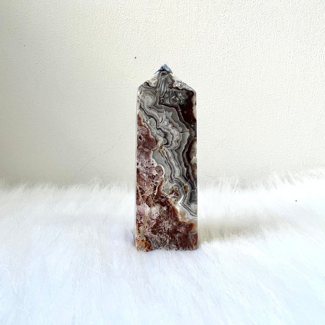 墨西哥玛瑙柱 | 水晶 | 水晶柱 | 水晶摆件 - 摆饰 - 水晶 多色
