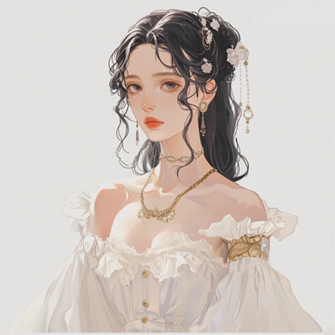 原创贴纸 人物贴纸 女孩插画贴纸 0005 nakwon atelier - 贴纸 - 纸 