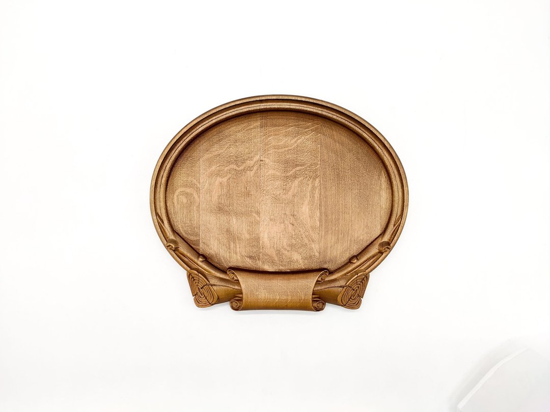 Antler Plaques, Plaque carved board for trophies, Fathers day gift - 墙贴/壁贴 - 木头 咖啡色