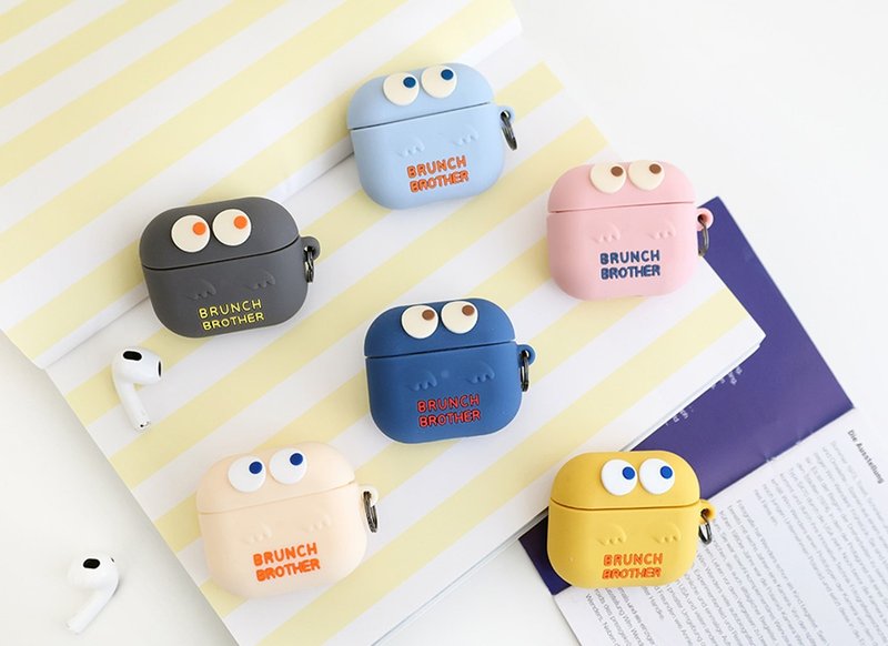 Romane Brunch Brother 早午餐兄弟 Ghost Airpods 3 收纳盒 - 耳机收纳 - 硅胶 