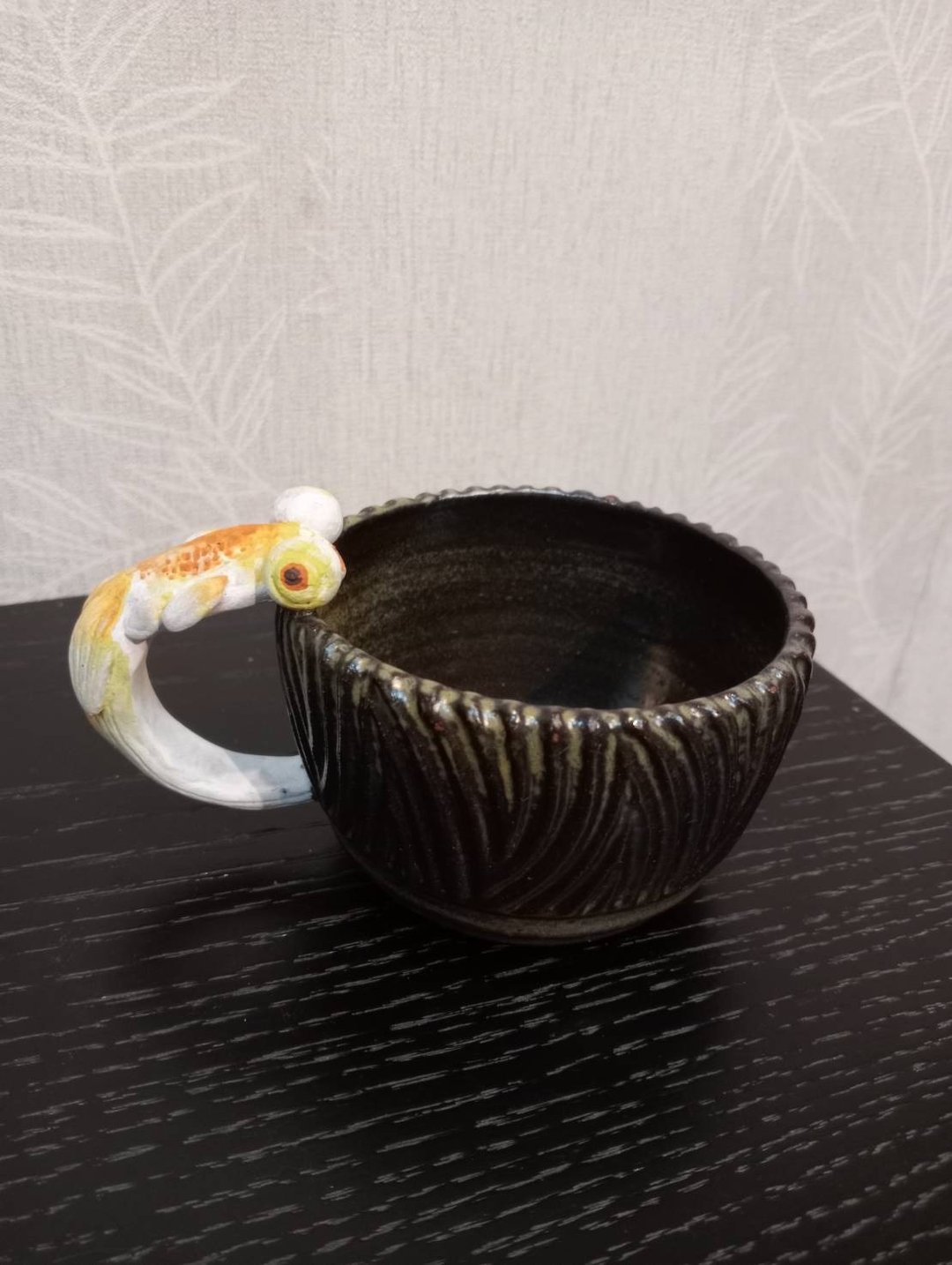 手工制作-花杯系列-金鱼 - 咖啡杯/马克杯 - 陶 