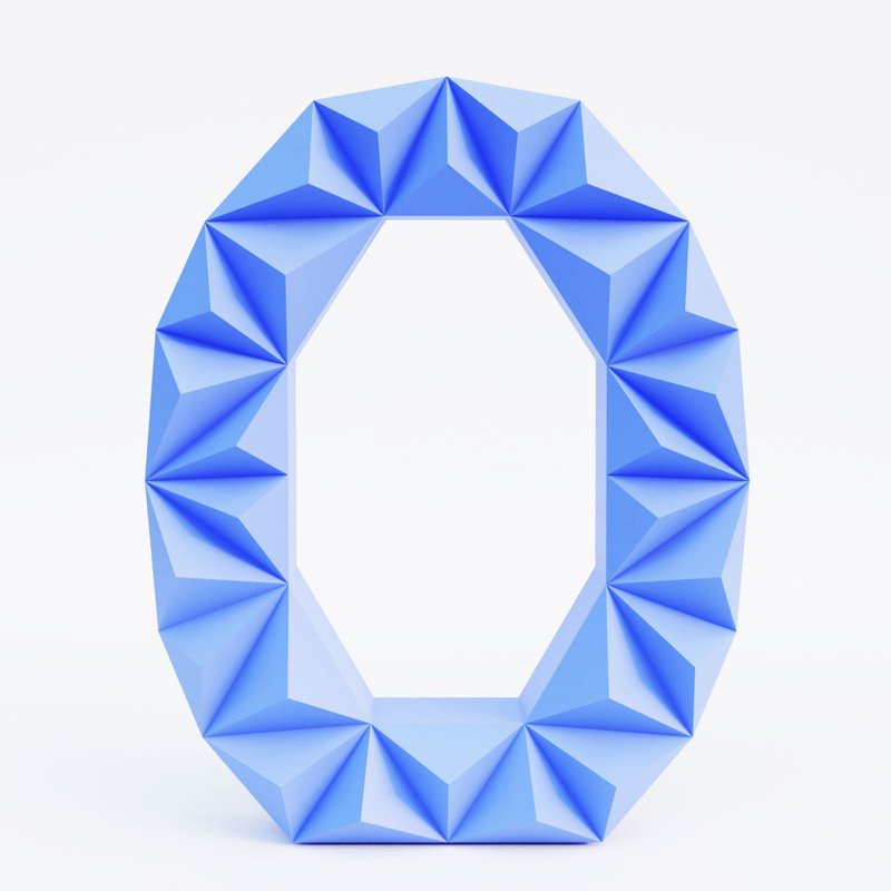 DIY 纸零号 3D 纸艺可打印 PDF，高度 50 厘米 - 手工艺教程/工具书 - 其他材质 