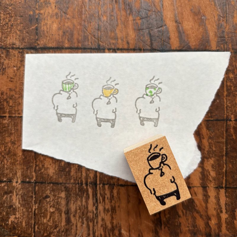 muu 酱印章 / on 咖啡 - 印章/印台 - 橡胶 