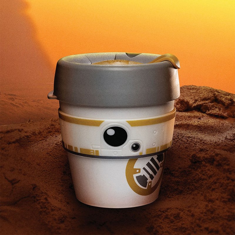 澳洲 KeepCup 原创杯 × 星际大战 S - BB8 - 咖啡杯/马克杯 - 塑料 白色