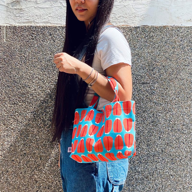 【锦源兴】乌鱼子轻便提袋 (蓝) l 超轻 手提袋 手提包 小托特包 - 手提包/手提袋 - 聚酯纤维 多色