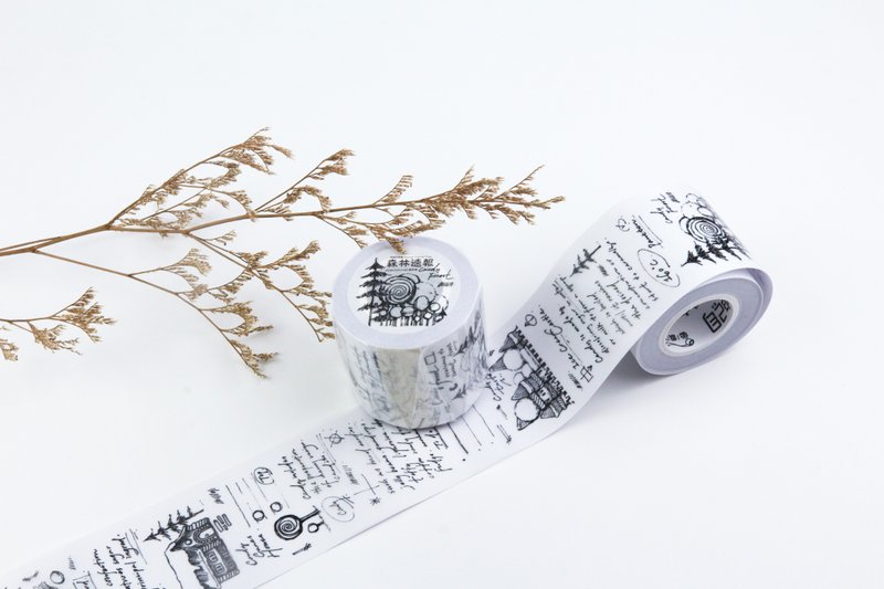 【森林手绘速报】描图纸胶带 By 麻籽 Asako - 纸胶带 - 纸 白色