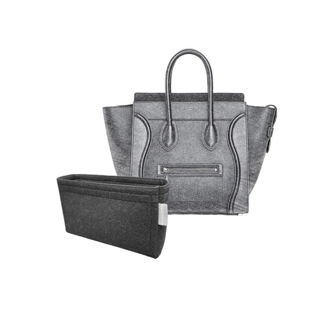 【香港制造|韩国绒布】手制内袋 - Celine Luggage Mini 31cm - 化妆包/杂物包 - 其他材质 多色