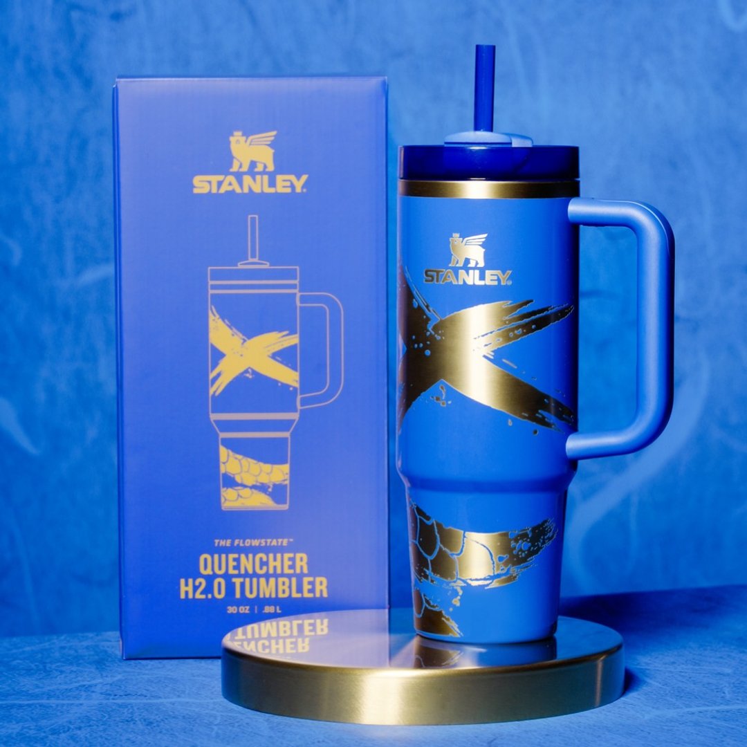 STANLEY 蛇年限定款 吸管随手杯 2.0 0.88L / 藏金蓝 - 保温瓶/保温杯 - 不锈钢 