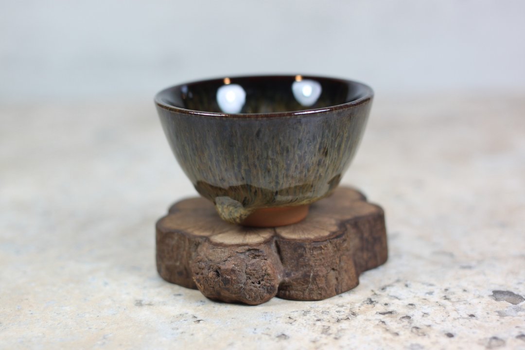 【平权响应】森林 天目双珠 中式小茶杯 莺歌陶艺名家叶敏祥作品 - 茶具/茶杯 - 瓷 