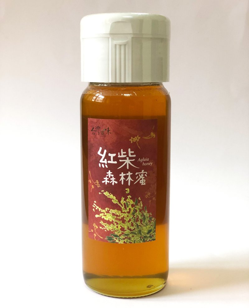 红柴森林蜜 - 蜂蜜/黑糖 - 玻璃 橘色