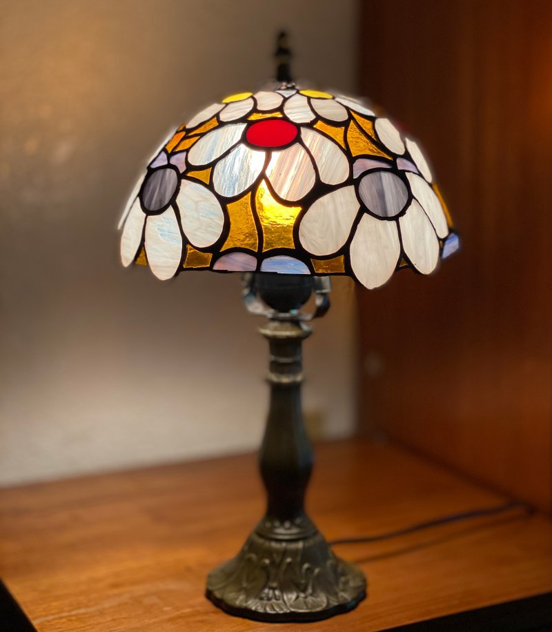 手工复古镶嵌玻璃桌灯 - 灯具/灯饰 - 玻璃 多色