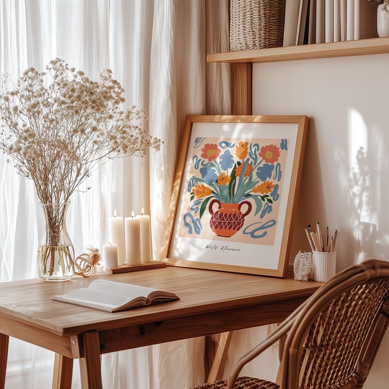 野放花语 Wild Flowers / 现代插画 花卉海报 挂画 - 海报/装饰画/版画 - 纸 