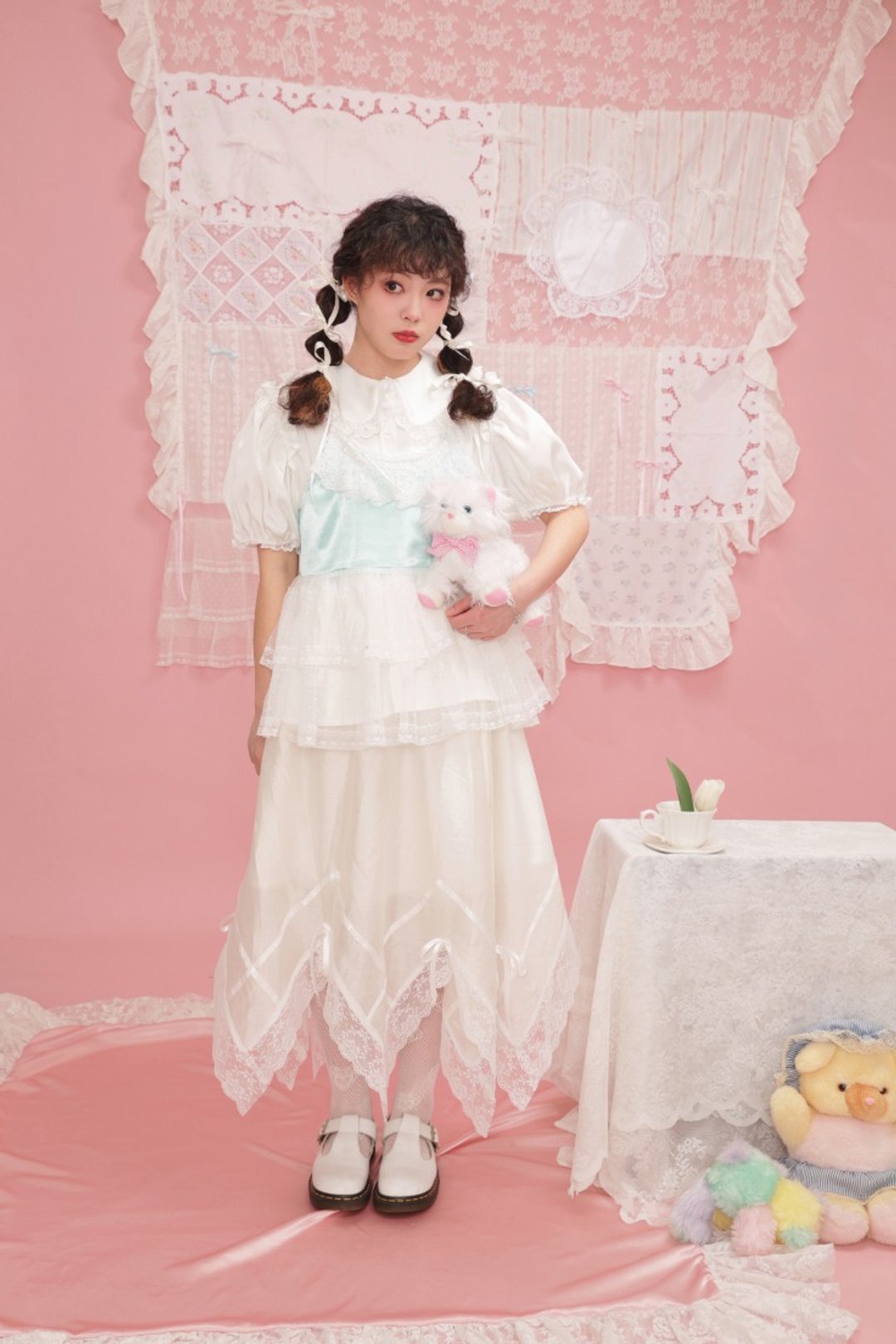 法式少女 芭蕾风doll搭配吊带 - 女装背心 - 其他材质 