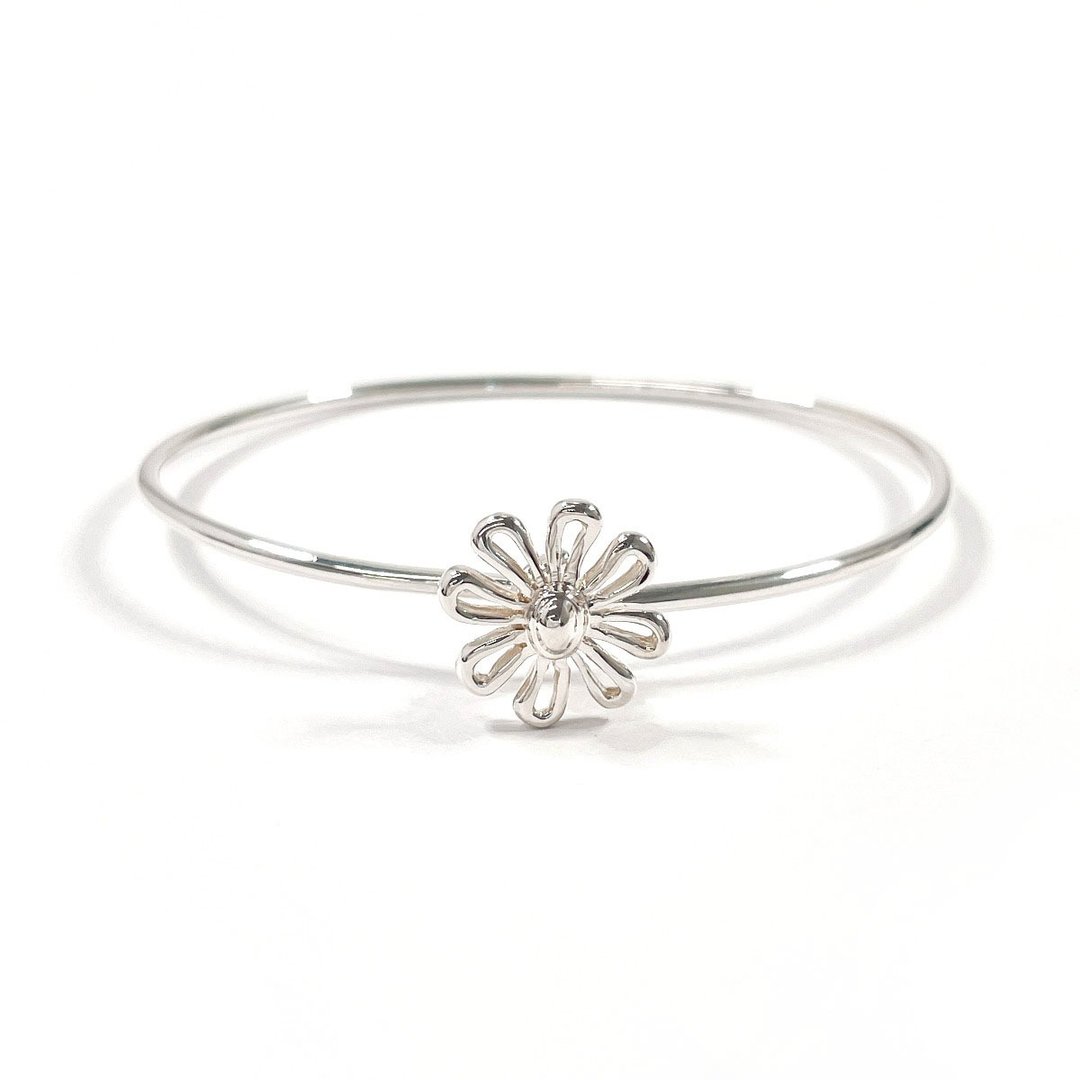 【日本直购 二手美品】蒂芙尼 TIFFANY&Co. 手镯 雏菊 花卉 毕卡索系列 - 手链/手环 - 纯银 银色