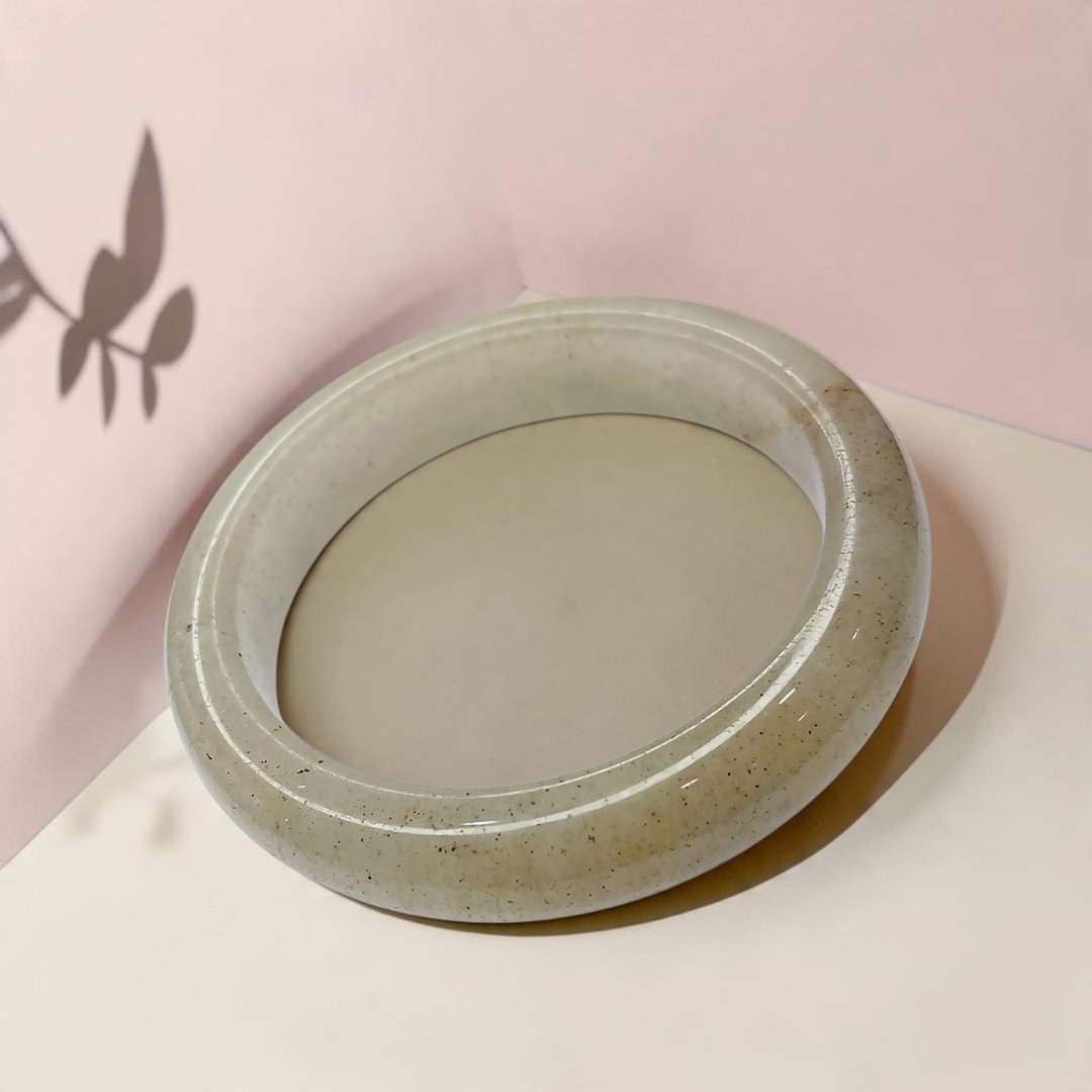 NO.66 冰底老矿料草莓酱平安镯 62MM 圈口 手环佘太翠玉镯 手环 - 手链/手环 - 玉石 多色