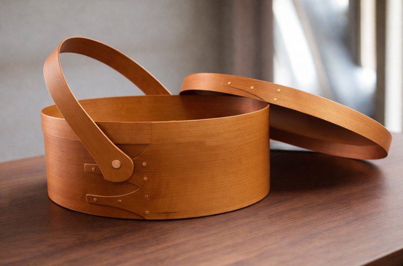 EGDD SHAKER BOX 夏克木片中椭圆形提盒 - 收纳用品 - 木头 