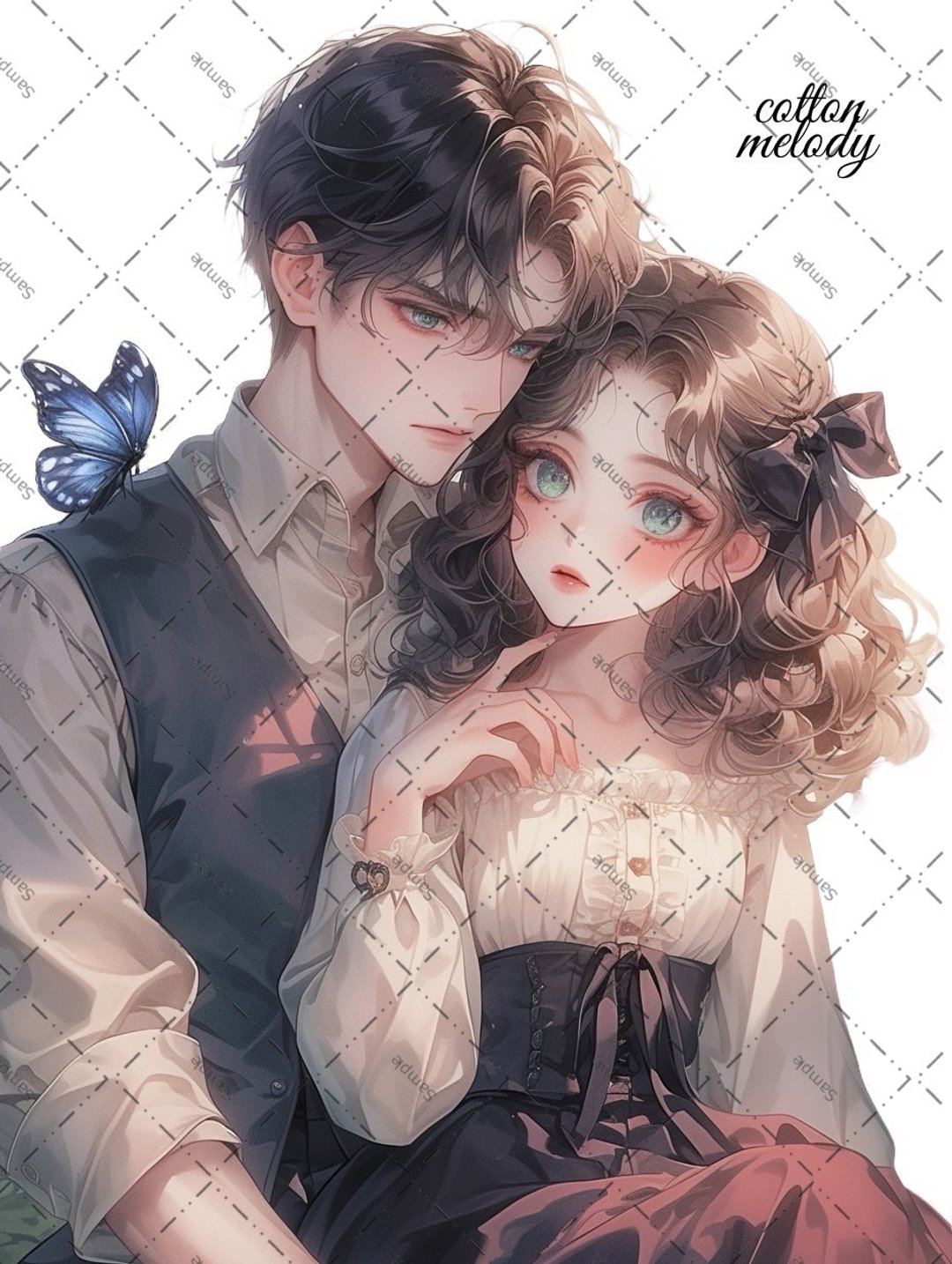 原创贴纸 no.1699 人物贴纸 原创贴纸 人物贴纸 女孩贴纸 原创人物贴纸 - 贴纸 - 纸 