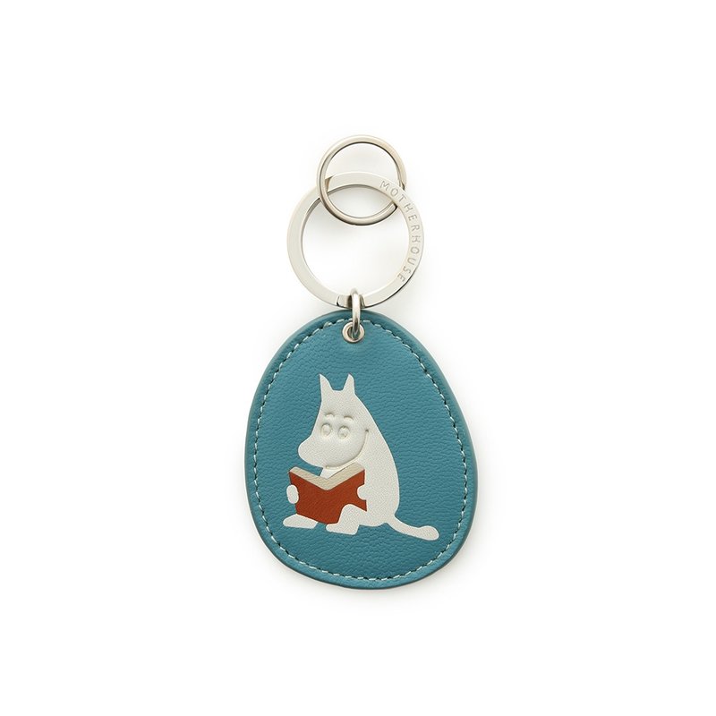 噜噜米 Moomin 钥匙圈 - 钥匙链/钥匙包 - 真皮 绿色