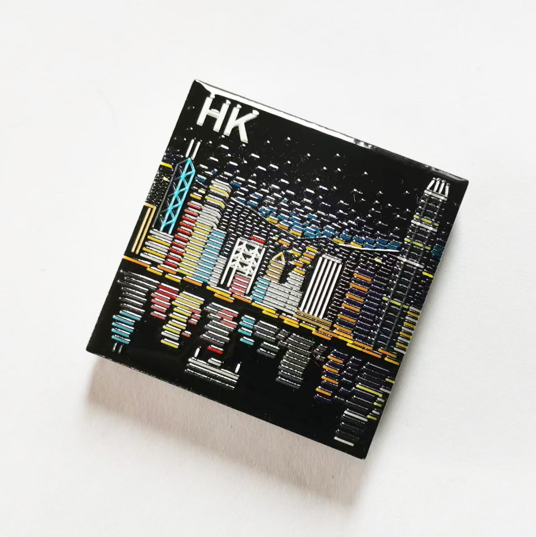 CHIILL 香港维多利亚港特色手信磁石贴冰箱贴 - 冰箱贴/磁贴 - 纸 多色