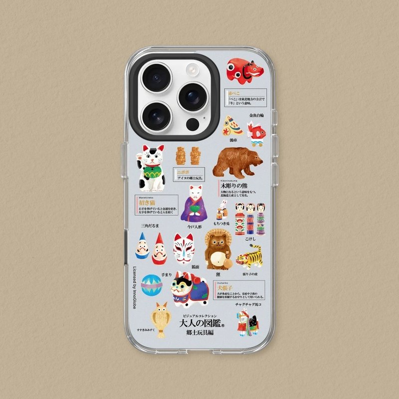 Clear透明防摔手机壳∣大人の図鉴/郷土玩具编_図鉴 for iPhone - 手机壳/手机套 - 塑料 透明