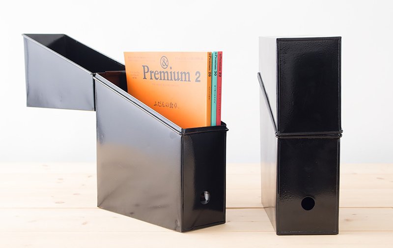 STEEL FILE STORAGE BOX Black 钢制文件收纳盒 黑色 - 文件夹/资料夹 - 不锈钢 黑色