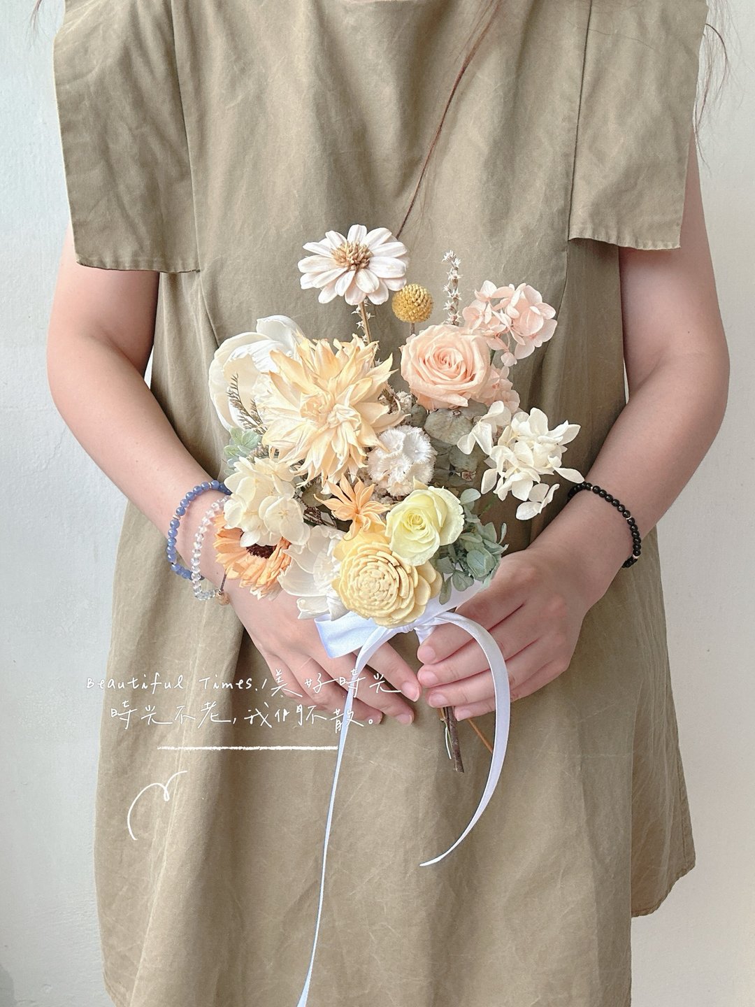 美好时光|永生花、干燥花系列-恋恋登记花束、求婚花束、永生捧花 - 干燥花/捧花 - 植物．花 多色