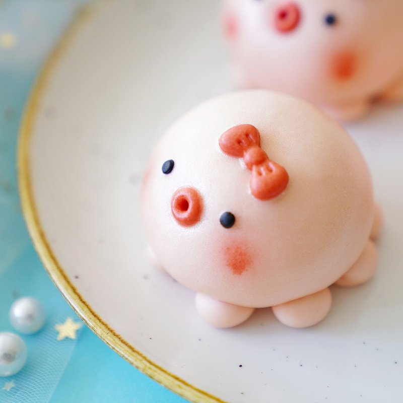 美姬馒头 章鱼妹妹鲜乳造型芝麻包 一盒6入 - 其他 - 其他材质 