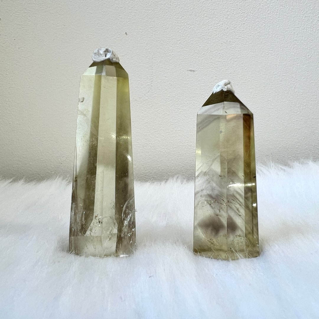 黄水晶柱 | 水晶 | 水晶柱 | 水晶摆件 - 摆饰 - 水晶 黄色