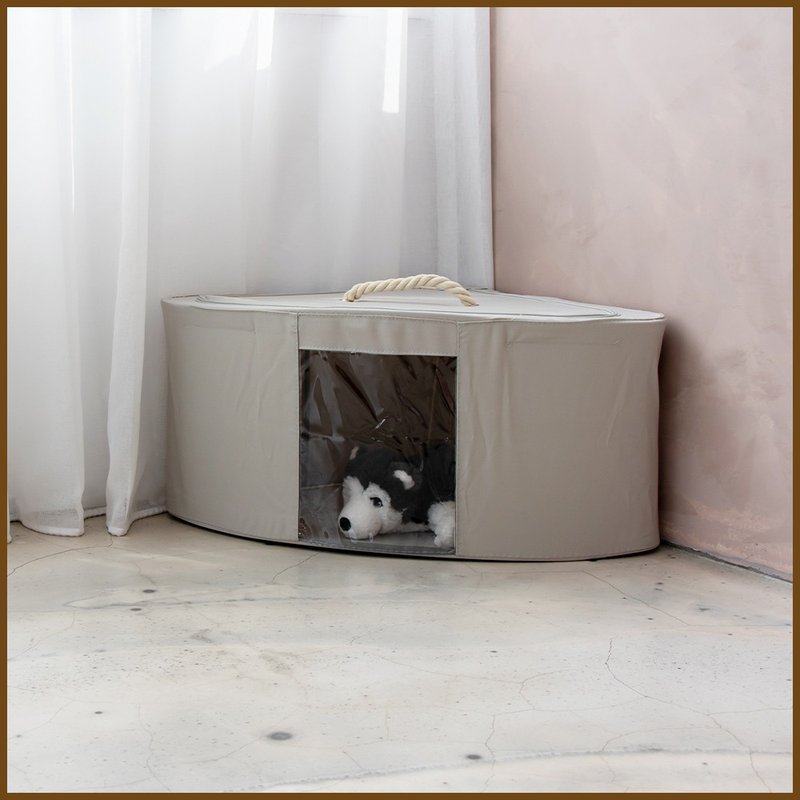 【ikloo】角落式牛津布钢骨折叠收纳箱66L(3入) - 收纳用品 - 其他材质 