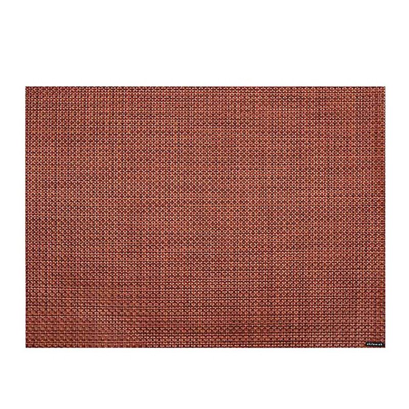 篮网编织Basketweave系列餐垫36×48 cm(石榴深红) - 餐垫/桌巾 - 塑料 红色