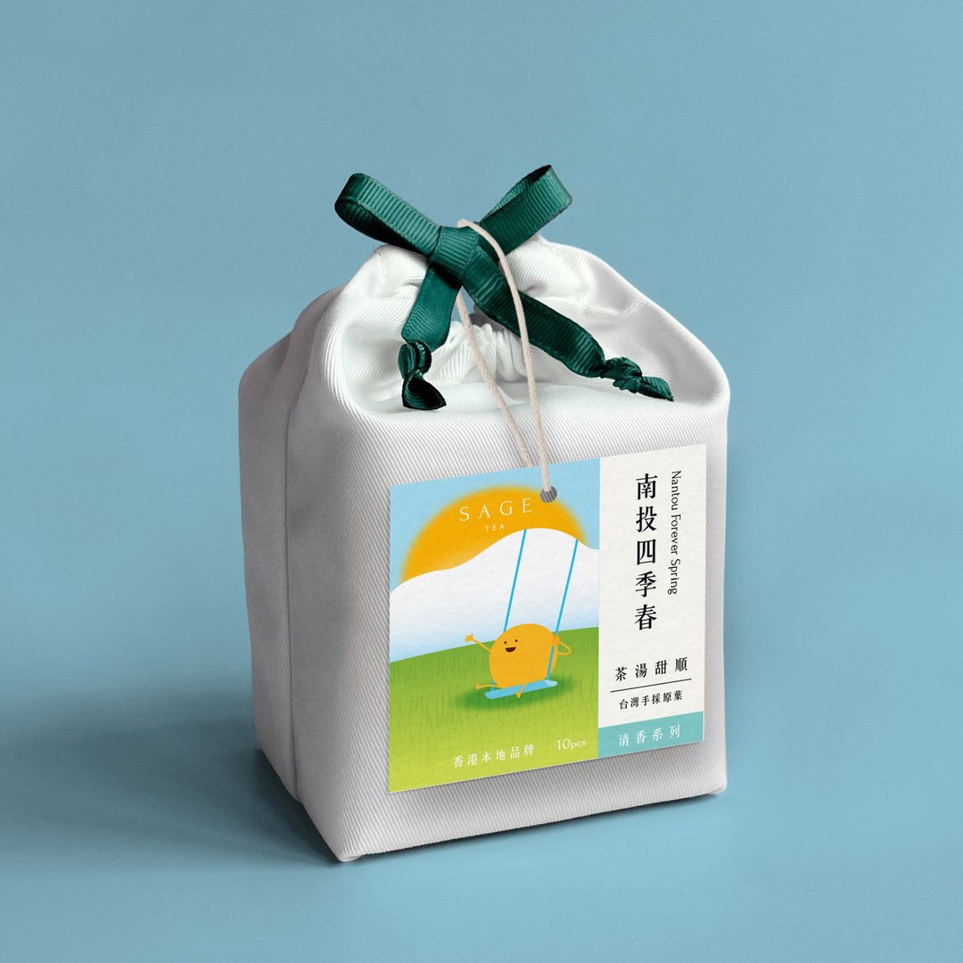 Sage Tea【茶汤甜顺】南投四季春 环保补充装15入 - 茶 - 新鲜食材 白色