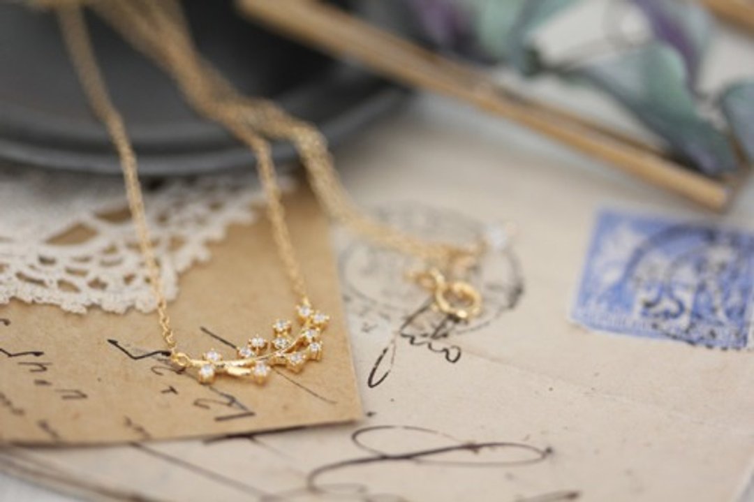 14kgf * twig necklace - 项链 - 其他金属 