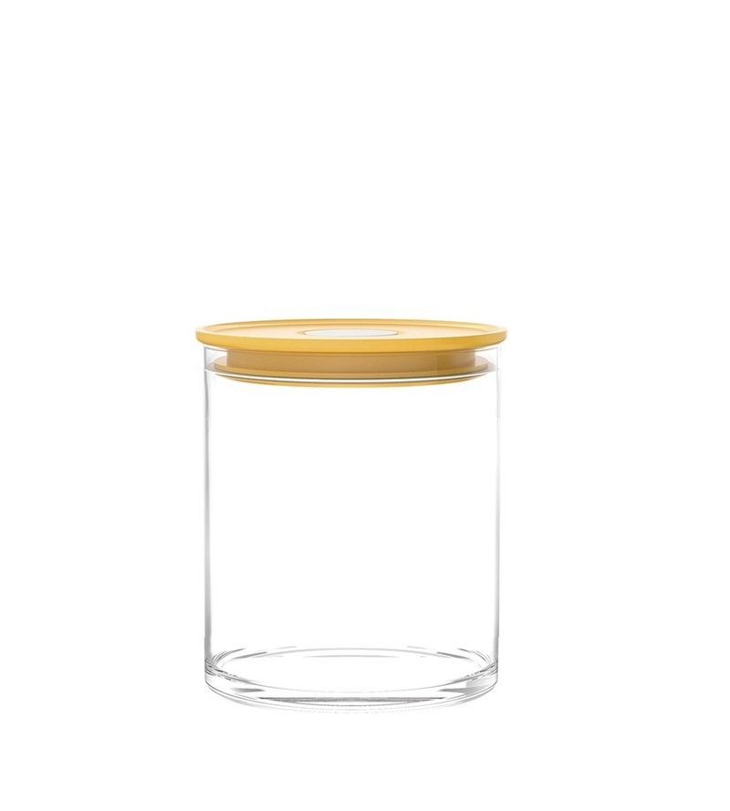 Norma 黄色玻璃密封罐 685cc - 调味罐/酱料瓶 - 玻璃 橘色
