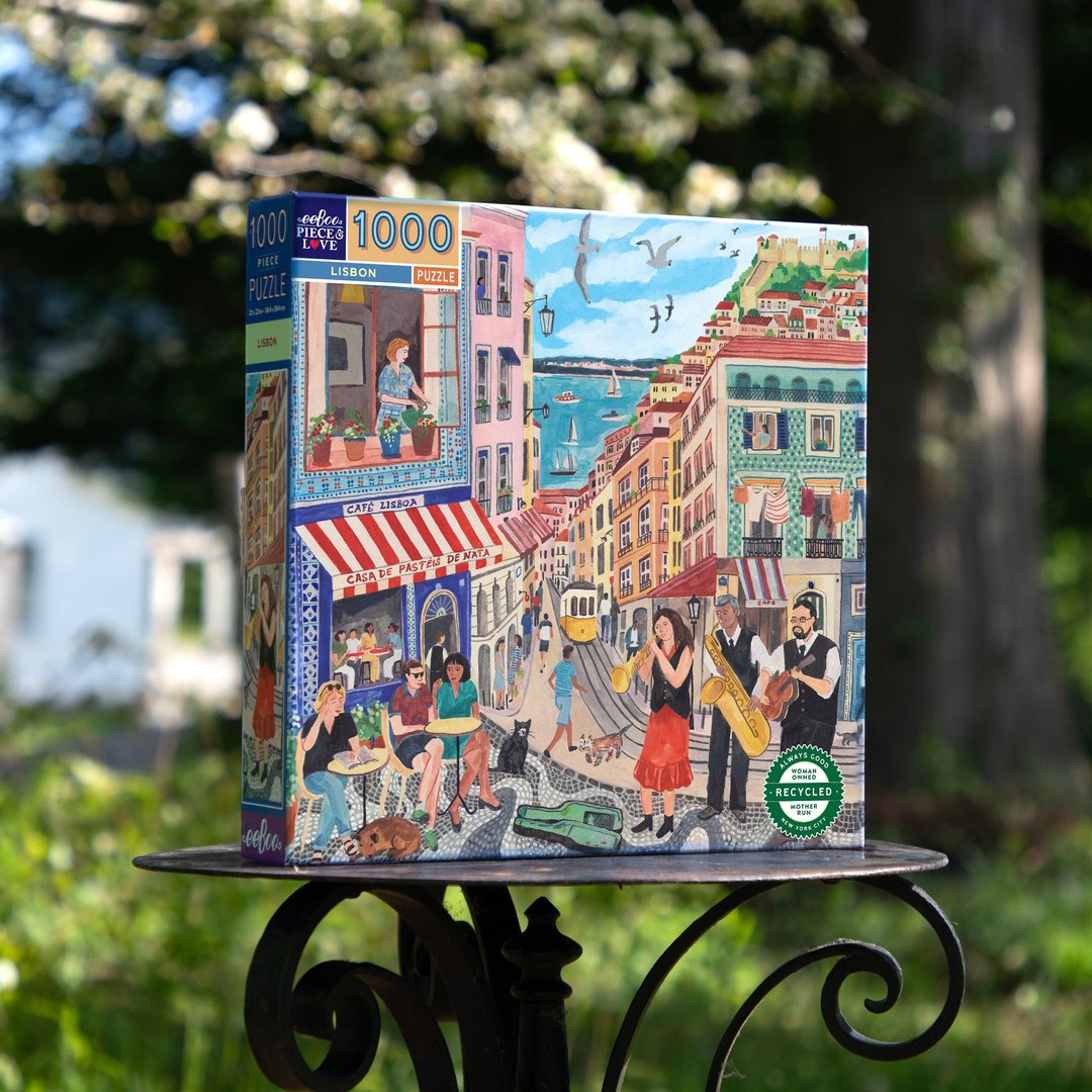 eeBoo 1000片拼图 - 里斯本 Lisbon  1000 Piece Puzzle - 拼图 - 纸 多色